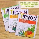 Tipson Organic Moringa Tea - Original Flavor - 25 Bags
