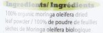 Organic Moringa Oleifera Leaf Powder, 227g