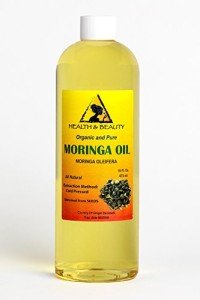 Organic Moringa Oleifera Cold Pressed Oil, 64 oz
