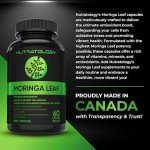 Organic Moringa Leaf Capsules - 1200MG Antioxidants