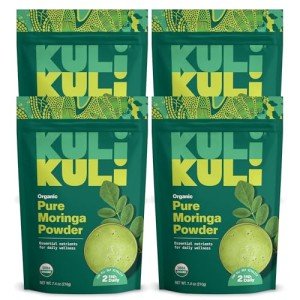 Kuli Kuli Organic Moringa Leaf Powder - 4 Pack