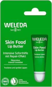 Weleda Skin Food Lip Butter, 0.27 Ounce, Plant Rich Moisturizing Lip Care with Sunflower Seed Oil, Chamomile and Calendula