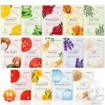 KONEUK 14 Pack Hydrating Face Masks for All Skin
