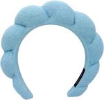 LALAXAVA Soft Blue Spa Headband for Skincare