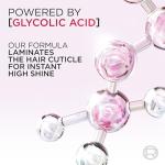 L'Oreal Paris Elvive Glycolic + Gloss High Shine Leave-In Hair Serum, Smooths Dull, Porous Hair Into High-Shine, Glossy Hair, 4.4 Fl Oz