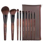 Organic Bamboo Makeup Brush Set with Case