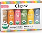 Cliganic USDA Organic Lip Balm - 6 Flavor Moisturizer
