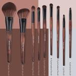 Organic Bamboo Makeup Brush Set with Case