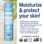 Dr. Bronner's Organic Naked Lip Balm 0.15 oz