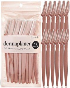 Kitsch Dermaplaning Tool - 12pc Face Razors Set