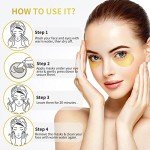 Nazano 24K Gold Under Eye Patches - 60 Pcs
