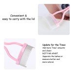Pink Eyelash Comb and Mascara Brush Tool