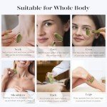 BAIMEI Jade Roller & Gua Sha Set - Green