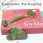 BAIMEI Jade Roller & Gua Sha Set - Green