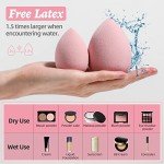 7-Piece Multi-Colored Makeup Sponge Set with Case
