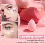 7-Piece Multi-Colored Makeup Sponge Set with Case