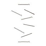 SlideProof Bobby Pins - Black, 60 Count