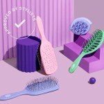 Go Green Mini Detangler Travel Hair Brush