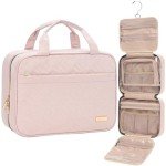 NISHEL Pink Travel Toiletry Bag for Women