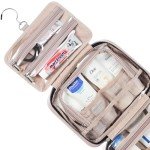 NISHEL Pink Travel Toiletry Bag for Women