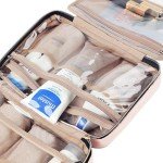 NISHEL Pink Travel Toiletry Bag for Women