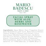 Mario Badescu Aloe & Rose Water Facial Spray