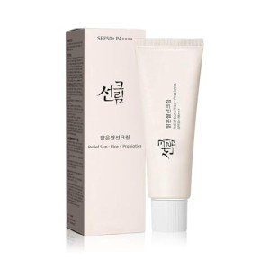 Relief Sun Organic sunscreen SPF50++++PA++++ Rice and Probiotics | Korean Skin Care Solution for All Skin Types | Nourishing Skin Protection and UV Defen