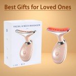 VGY 7-in-1 Face Massager Tool for Skin Care, Red Light Therapy for Face, Double Chin Gift (Pink)
