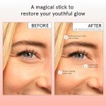 grace & stella Under Eye Brightener Balm Stick - Caffeine Eye Cream for Dark Circles, Puffiness, Wrinkles - Moisturizer Stick with Niacinamide, Hyaluronic Acid, Peptides - Vegan Skincare (0.13oz/3.5g)