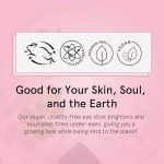 grace & stella Under Eye Brightener Balm Stick - Caffeine Eye Cream for Dark Circles, Puffiness, Wrinkles - Moisturizer Stick with Niacinamide, Hyaluronic Acid, Peptides - Vegan Skincare (0.13oz/3.5g)