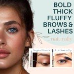 USDA Organic Castor Oil Lash Serum - Premium All Natural Cold Pressed Castor Oil Eyelash Growth Serum with Mascara Tube - Eyelash Treatment and Conditioner - For Thicker and Fuller Lashes