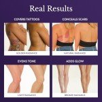 Westmore Beauty Body Coverage Perfector – Waterproof Leg & Body Makeup - Tattoo Cover Up Makeup - 3.5 Oz (Natural Radiance)
