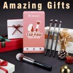 BEAKEY Organic Makeup Brushes Set with Sponges