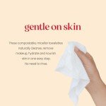 Burt's Bees Rose Water Face Wipes - 30 Count