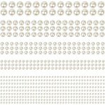 Self-Adhesive Pearl Stickers for Makeup & Crafts