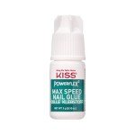 KISS PowerFlex Fast-Drying Nail Glue, 0.10 oz