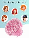 HEETA Silicone Scalp Massager for Hair Growth