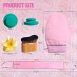 5-Piece Self Tanning Mitt and Lotion Set