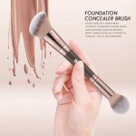 Double-Ended Foundation Makeup Brush for Blending