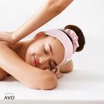 AVO Spa Organic Cotton Facial Makeup Headband - Pink