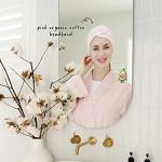 AVO Spa Organic Cotton Facial Makeup Headband - Pink