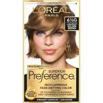 L'Oreal Paris Superior Preference Fade-Defying + Shine Permanent Hair Color, 6.5G Lightest Golden Brown, Pack of 1, Hair Dye