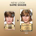 L'Oreal Paris Superior Preference Fade-Defying + Shine Permanent Hair Color, 6.5G Lightest Golden Brown, Pack of 1, Hair Dye