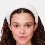 Ogee Organic Cotton Face Washing Headband - White