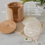 15-Pack Organic Hemp Cotton Rounds with Bamboo Box
