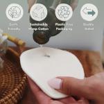 15-Pack Organic Hemp Cotton Rounds with Bamboo Box