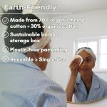 15-Pack Organic Hemp Cotton Rounds with Bamboo Box