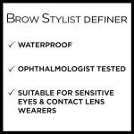 L'Oreal Paris Waterproof Eyebrow Pencil, Dark Brunette