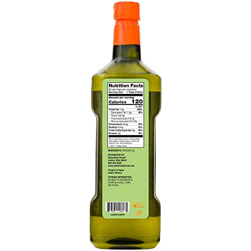 Keto-Friendly 100% Pure Avocado Cooking Oil 1L