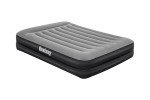 Bestway TriTech Luftbett Aerolux mit integrieter Elektropumpe Double XL/Mid 203 x 152 x 46 cm, Schwarz